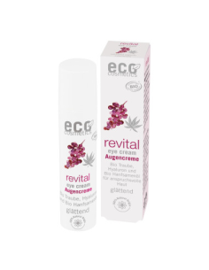 Contorno de ojos Revital 50ml con uva, cáñamo y ácido hialurónico