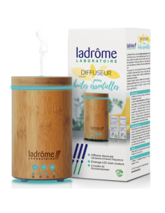 Difusor eléctrico frío de aceites esenciales bambú Ladrôme