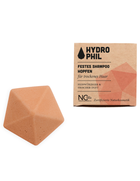 Champú sólido de lúpulo Hydrophil 50g para cabello seco