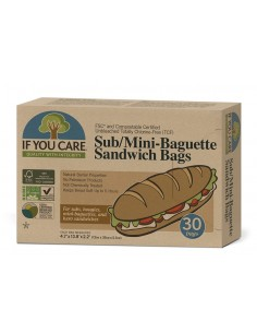 Bolsas de papel Baguette 12x35x5.5cm 30 unidades If You Care