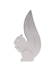 Cascanueces ardilla, acero inoxidable, 9cm** de Redecker
