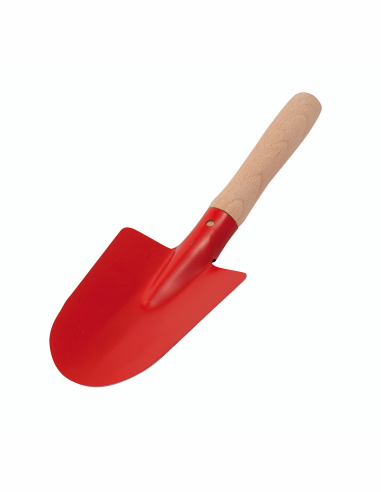 Pala de arena roja para niños 21 cm Redecker resistente