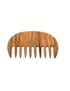 Peine Afro de Madera de Olivo 10.5 cm Redecker Natural