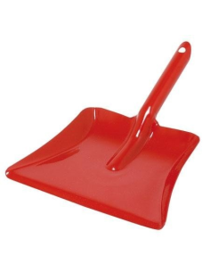 Recogedor metálico rojo para niños 12,5x20 cm Redecker