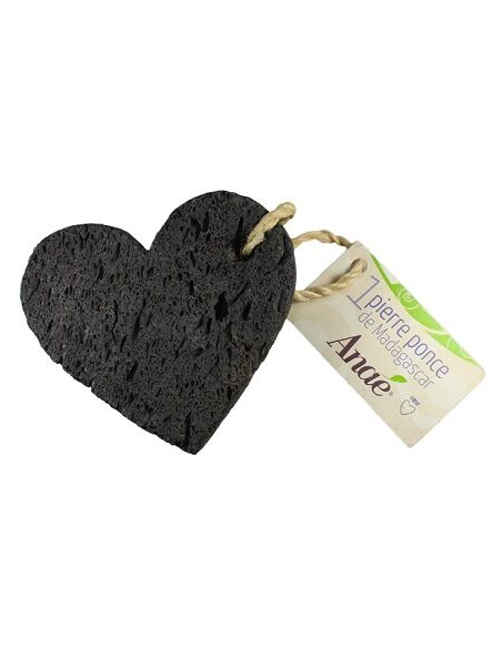 Piedra Pómez Corazón 8cm Anaé  Suavidad y Cuidado Natural