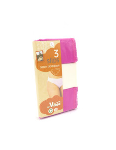 Bragas fucsia 3 unidades L** By Venga  Comodidad y estilo