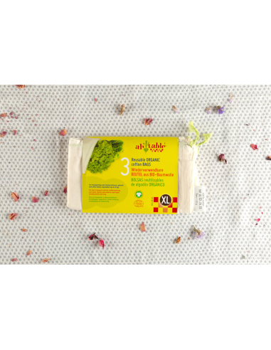 Bolsas ecológicas XL GOTS para productos a granel Ah! Table