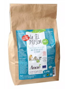 Sal de Epsom Anaé 2.5 kg  Relajación y bienestar natural