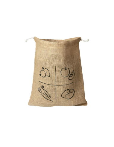 Bolsa de yute M 30x35cm para verduras Ah! Table