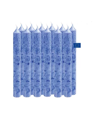 Velas de Estearina Ecológicas 6 Colores 20h  Ecodis