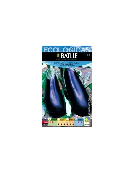 Semillas Berenjena Larga Morada Batlle  Cultiva Fácilmente