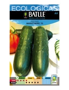 Semillas Pepino Marketmore Batlle  Calidad y Germinación Garantizada