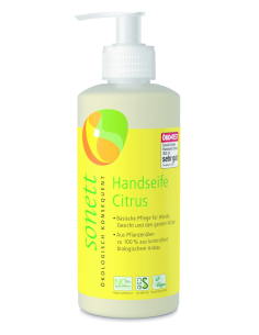 Jabón de manos Citrus Sonett 300ml con dispensador ecológico