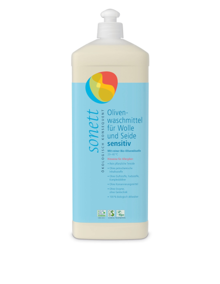Detergente Sonett 1L para Lana y Seda Neutral y Suave