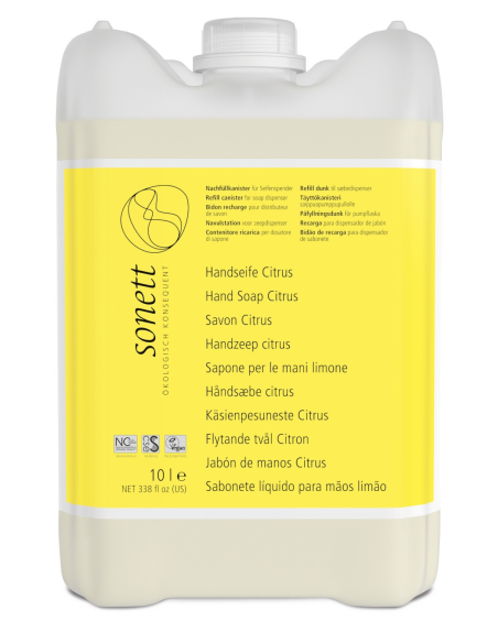 Jabón de manos Citrus Sonett 10L  Limpieza natural eficaz