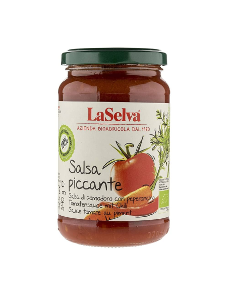 Salsa Piccante Laselva 340g  Tomate con Chili Picante