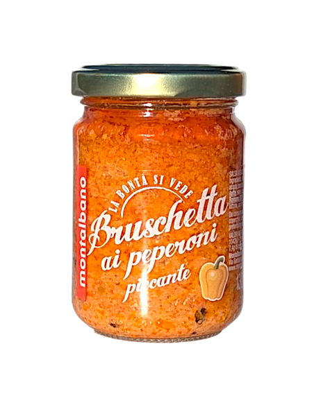 Bruschetta de pimientos Laselva 130g  Sabor auténtico