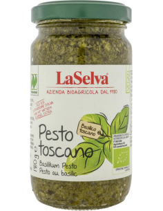Pesto Toscano de Albahaca y Ajo Laselva 180g - Sabor Único