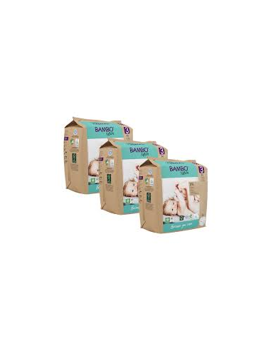 Pañales Bambo Nature Talla 3, 4-8 kg, 28 unidades ecológicas