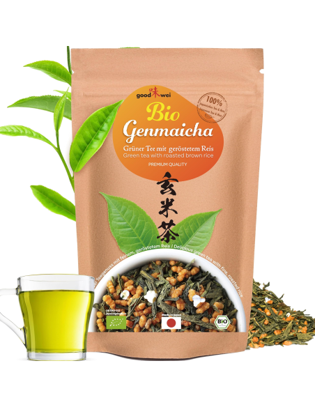 Té Verde Japonés Genmaicha Keiko 50g - Arroz Tostado Natural