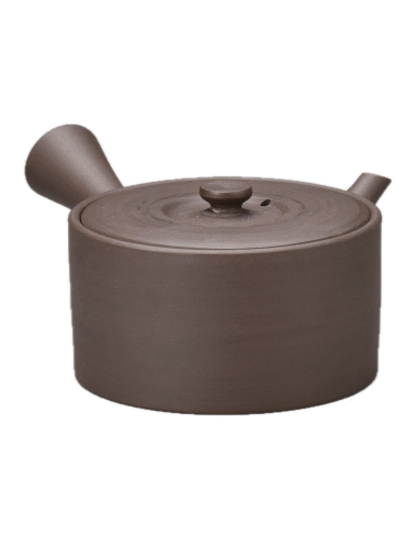 Tetera Cilíndrica Kyusu Ninsui 420ml Marrón Claro Keiko