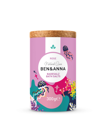Sales de baño Rosa Ben&Anna 300 g  Relajación natural