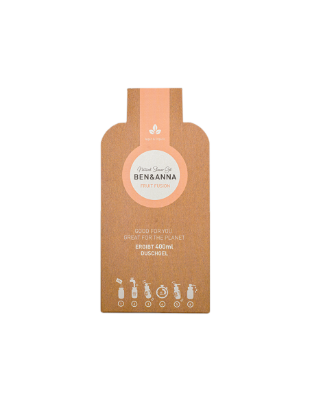 Gel de ducha Fruit Fusion Ben&Anna 2x20g, 400ml natural