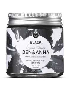 Dentífrico Black Ben&Anna 100ml en tarro de cristal natural