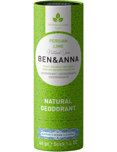 Desodorante Persian Lime Ben&Anna 45g en lata metálica