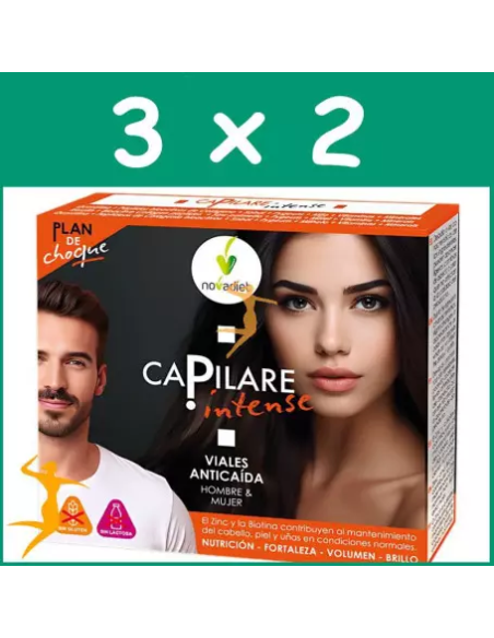 Pack 3x2 Capilare Intense Novadiet 10 viales de 15 ml