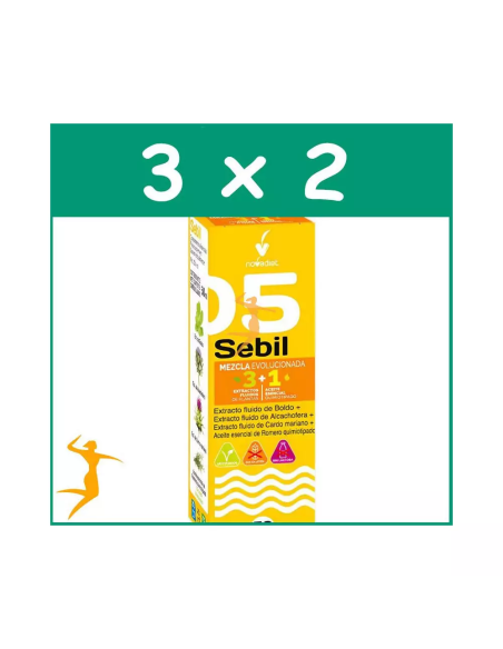 Pack 3x2 Sebil + Aceite Esencial Romero 50 ml Novadiet