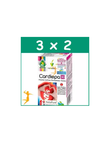 Pack 3x2 Cardiepa Novadiet 30 cápsulas blandas oferta