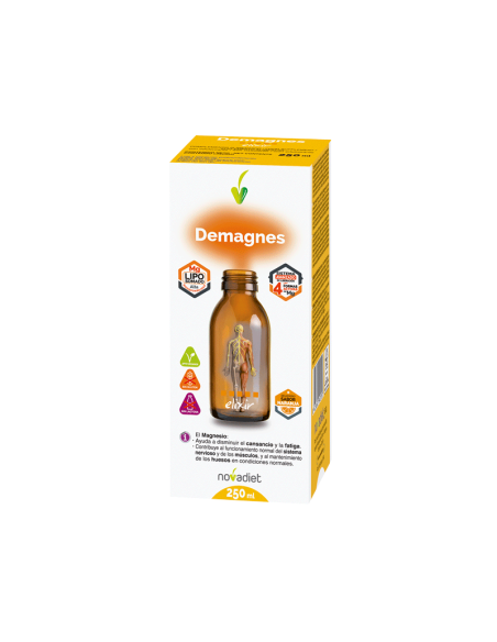 Pack 3x2 Demagnes 250 ml Novadiet  Oferta Especial Salud