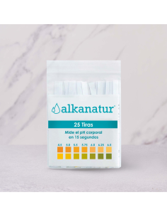 Tiras Reactivas pH Corporal Alkanatur 25 unidades Precisas