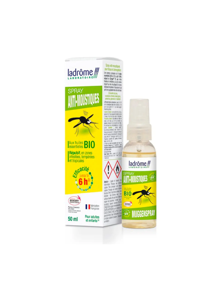 Pack 16 Spray Anti Mosquitos Bio 50 ml Ladrome Natural