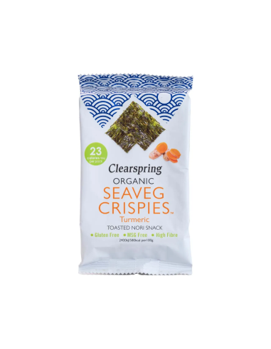 Pack 20 Uds. Alga Snack Nori Bio 4 g  de Clearspring
