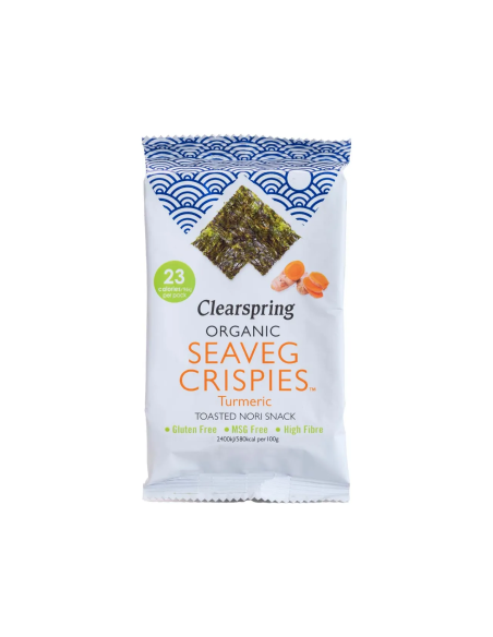 Pack 20 Uds. Alga Snack Nori Bio 4 g  de Clearspring