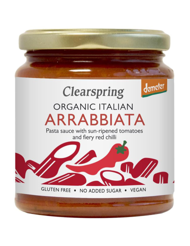 Pack 6 Salsa Arrabbiata Demeter Bio 300g Clearspring