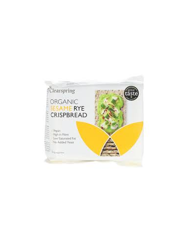 Pack 10 Pan Crujiente con Sésamo Bio 200g Clearspring