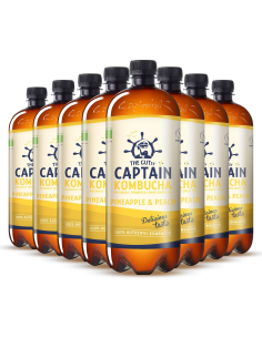 Pack 6 Uds. Sabor Piña Y Melocotón Bio 1 L  de Captain