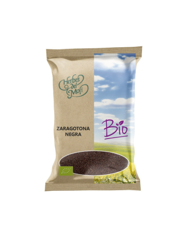 Pack 6 Uds. Zaragatona Negra Semillas Bio 80 g  de Herbes Del Moli