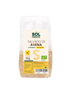Pack 6 Salvado de Avena Bio Sin Gluten 300 g Solnatural
