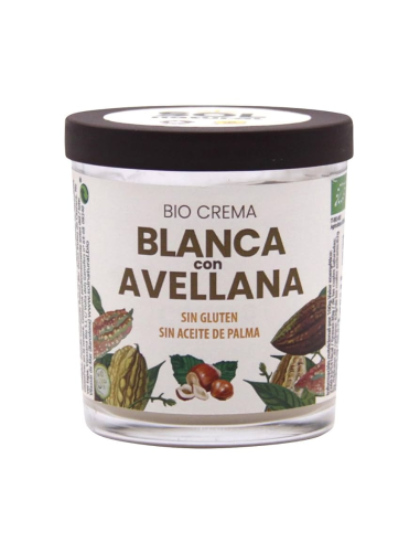 Pack 6 Uds. Crema Blanca Con Avellana Bio 200 g  de Solnatural