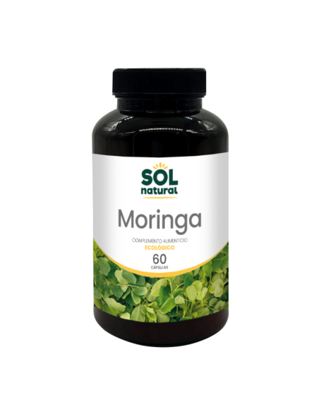 Pack 6 Moringa Bio Solnatural 60 Cápsulas 30 g Natural