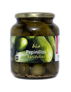 Pack 6 Uds. Pepinillos Agridulces Bote Grande Bio 680 g  de Machandel