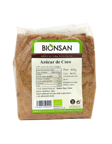 Azúcar de Coco Ecológico 400g - Caja Recargable Comptoirs