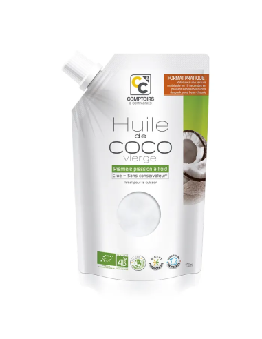 Aceite De Coco Virgen Ecológico - (Comercio Justo) 950Ml (2) 950Ml de Comptoirs & Compagnies