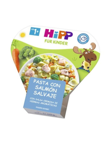 Pack 6 Uds Pasta con Salmón y Hierbas Aromáticas 250 g Hipp