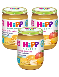 Pack 6 Uds. Cereales Con Frutas Bio 250 g  de Hipp