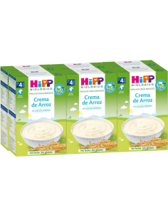 Pack 6 Uds. Crema De Arroz Sin Gluten Bio 200 g  de Hipp